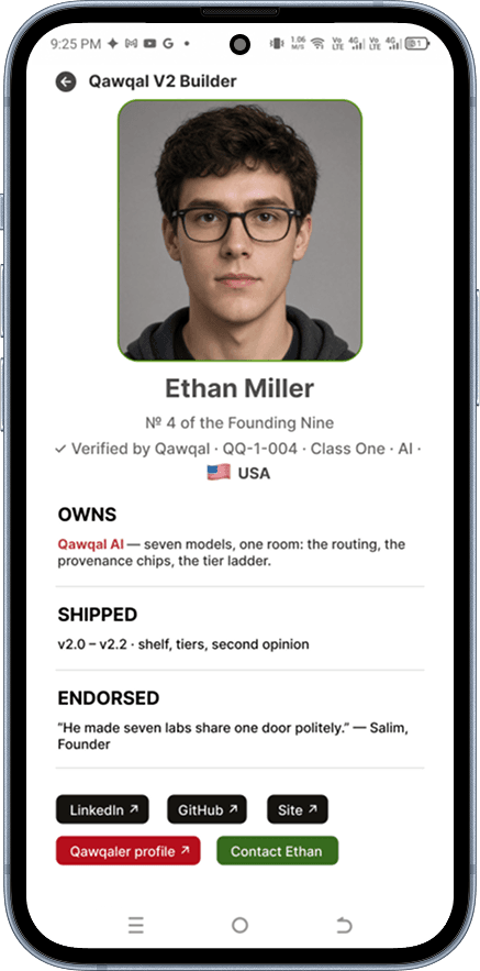 03 · Class → builder profile